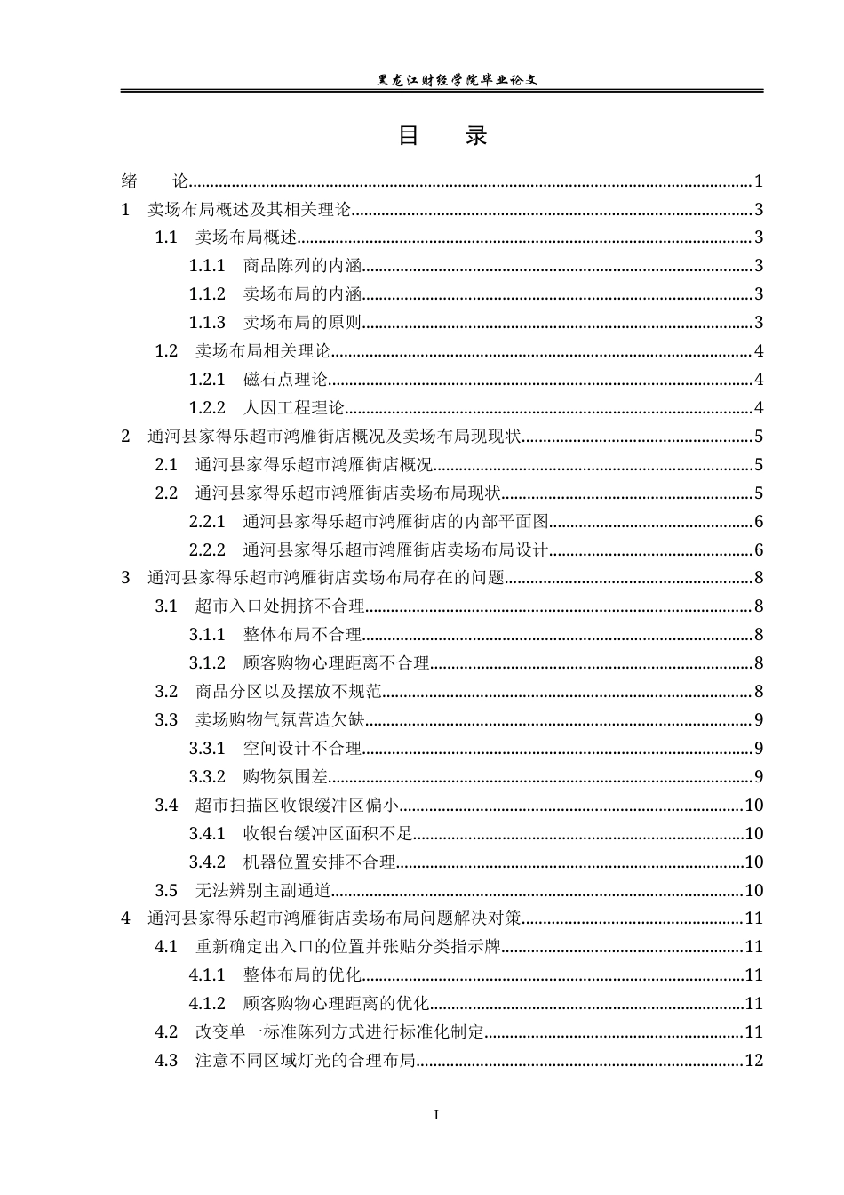 23年WP工商管理-通河县家得乐超市鸿雁街店卖场布局问题研究-2019512122-付传玺.docx_第4页