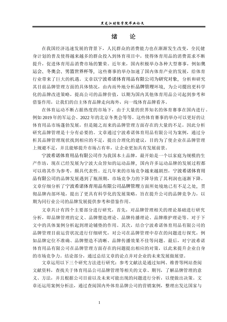 23年WP工商管理-宁波希诺体育用品有限公司品牌管理研究-2019512835-杨健鑫.docx_第6页
