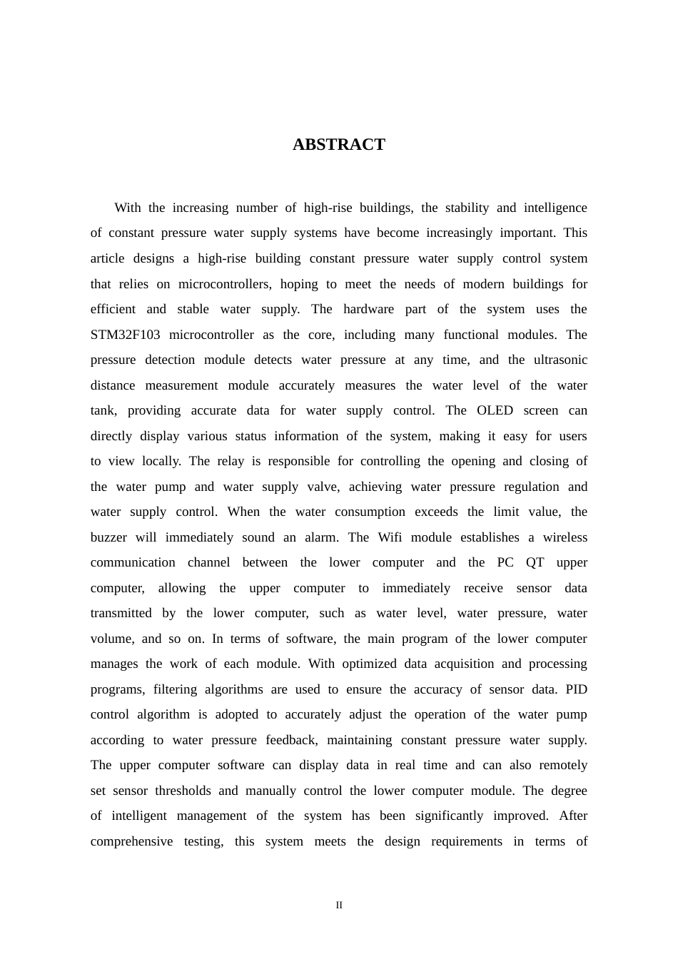 26年 基于单片机的自动供水控制系统(终稿)-约19164字符.docx_第4页