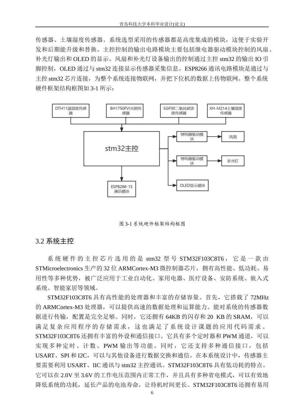 26年 基于STM32的智能温室监控系-约24389字符.doc_第10页