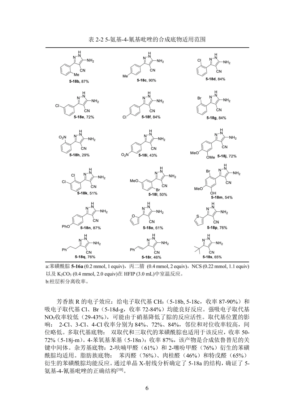 26年化工生物技术 NCSK₂CO₃促进的苯磺酰腙与丙二腈反应5氨基4氰基吡唑的合成及其在依鲁替尼合成中的应用-约11162字符.pdf_第9页