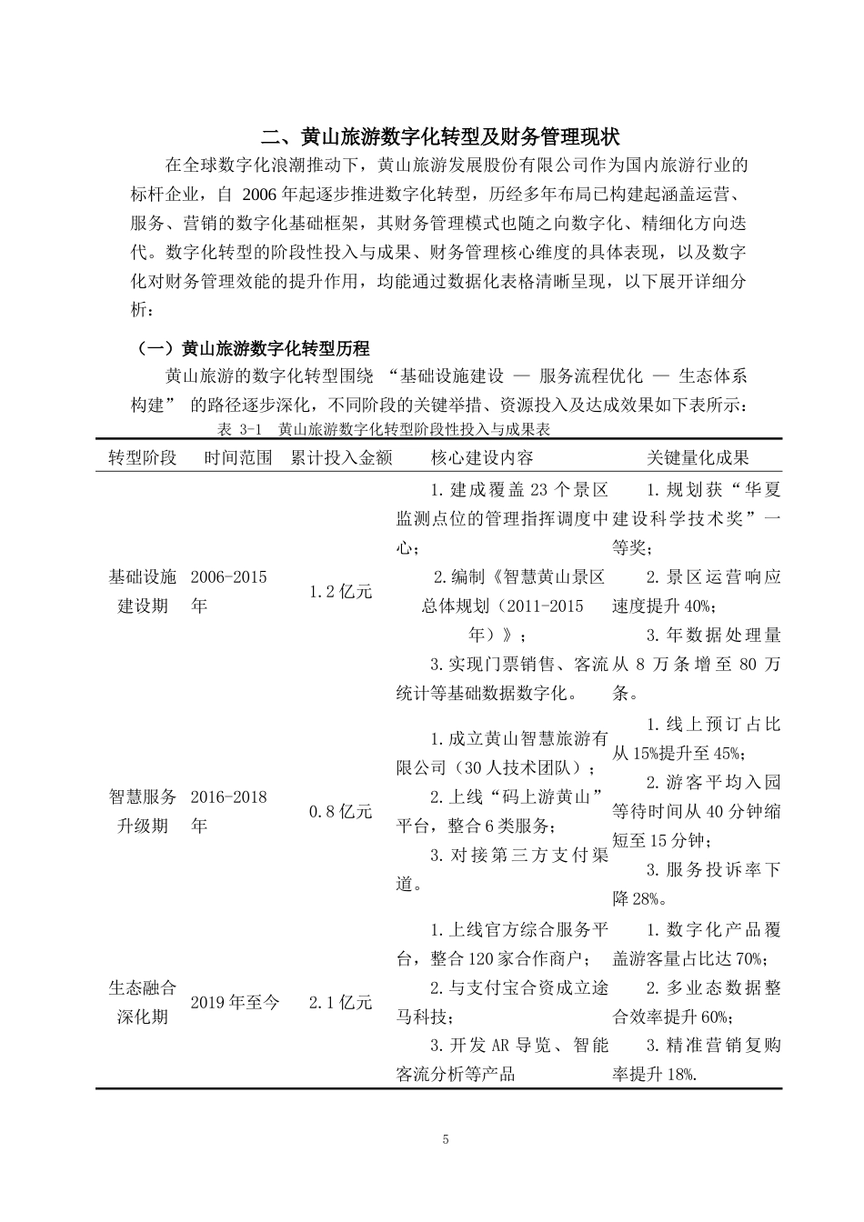 26年财务管理  数字化转型对黄山旅游财务管理效率的影响研究(终稿)-约14236字符.doc_第7页