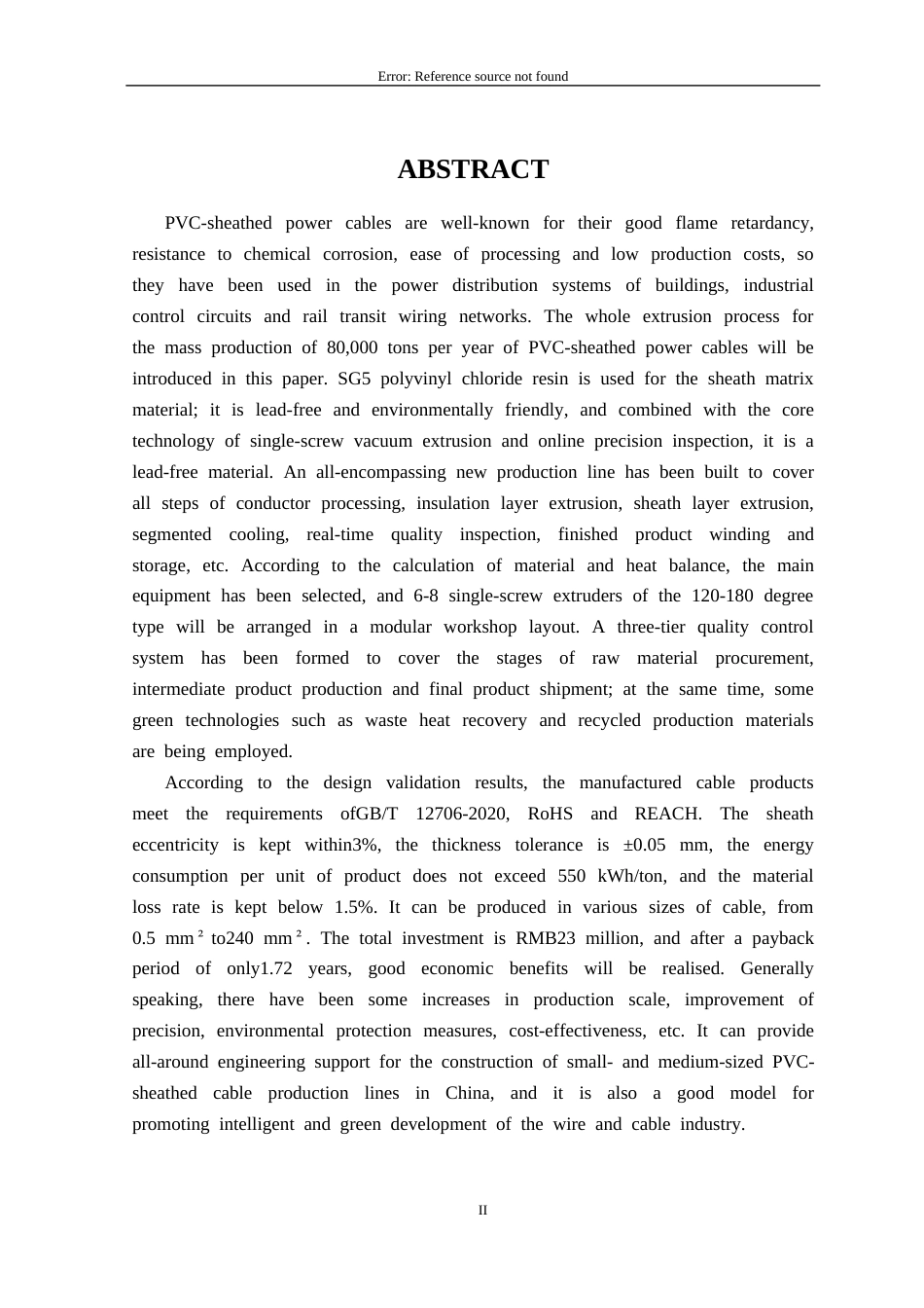 26年本科高分子材料 年产8万吨PVC护套电力电缆成型工艺设计终稿-约15712字符.docx_第2页