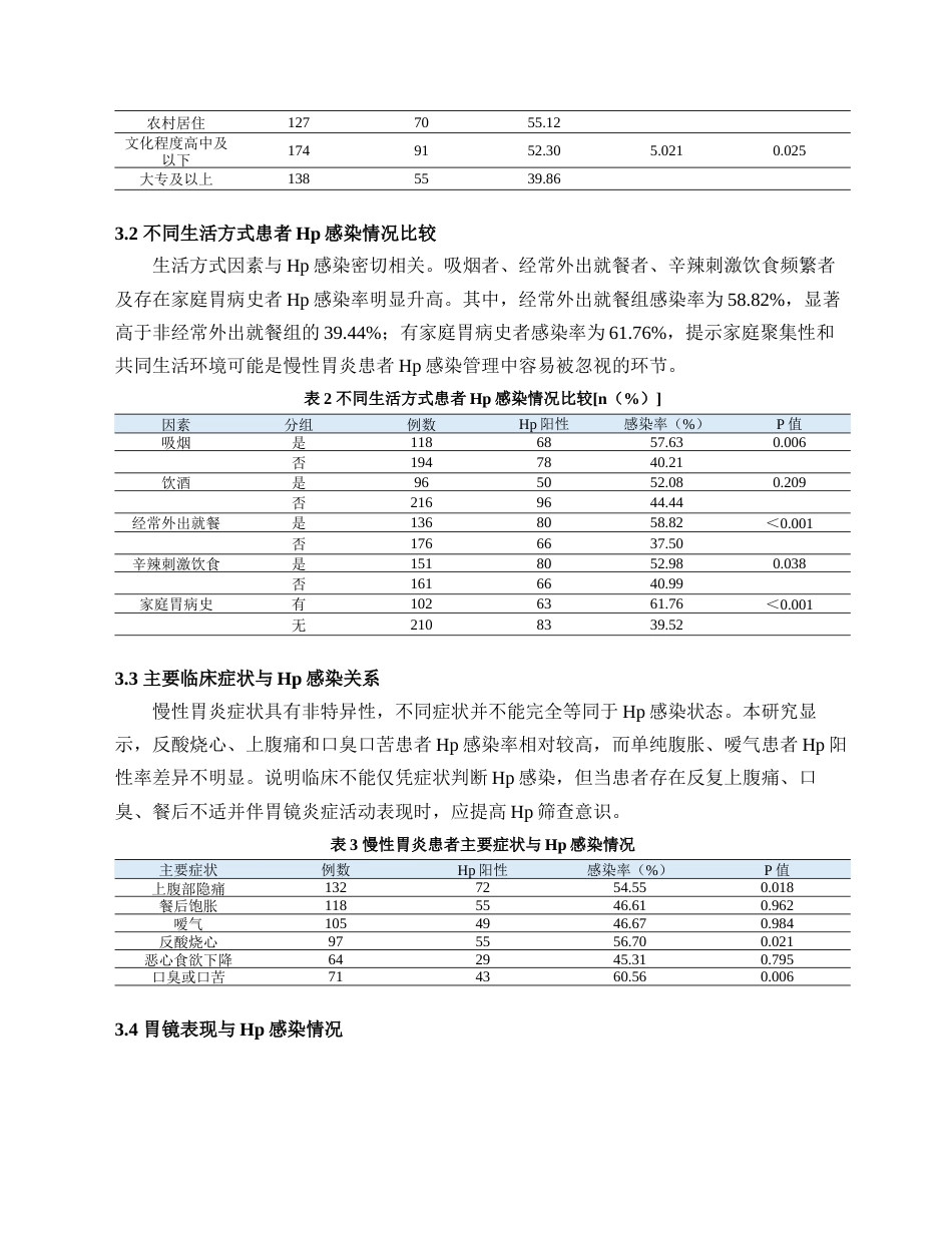 26年护理8% 慢性胃炎患者幽门螺杆菌感染情况分析(1)-约7061字符.docx_第6页