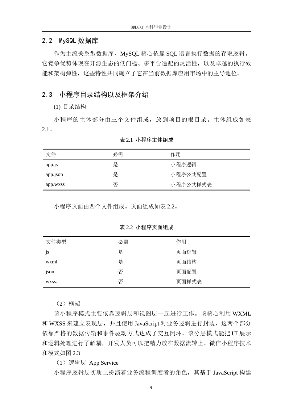 26年WH计算机 基于微信小程序的农产品销售系统设计与实现 祁凯峰论文(14687字).docx_第9页