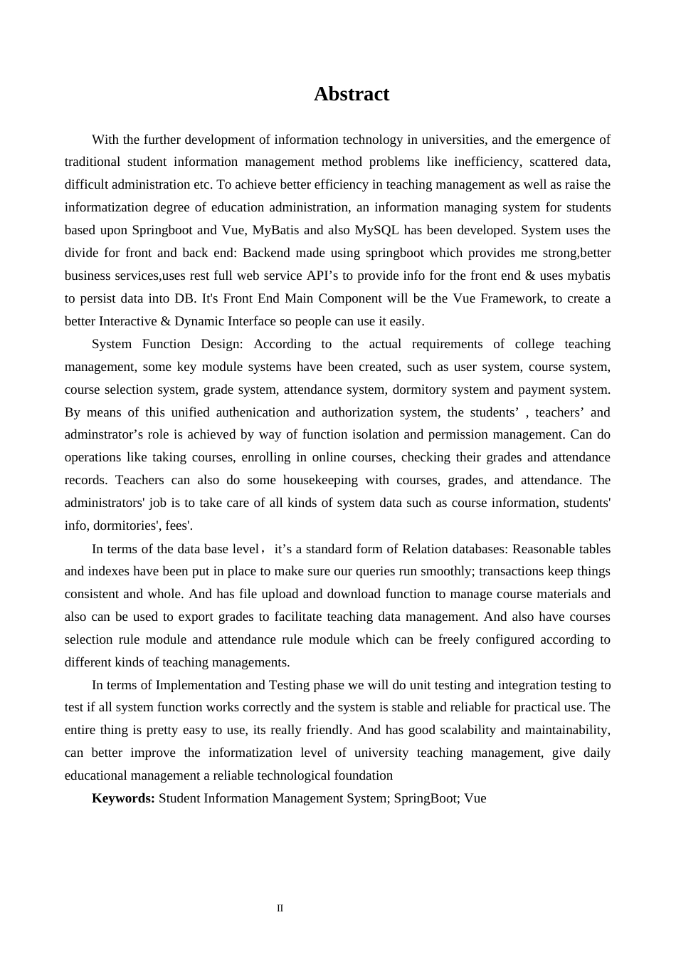 26年WH计算机科学与技术 基于Java的学生信息管理系统的设计与实现5.51-AI30.7(22785字).docx_第2页