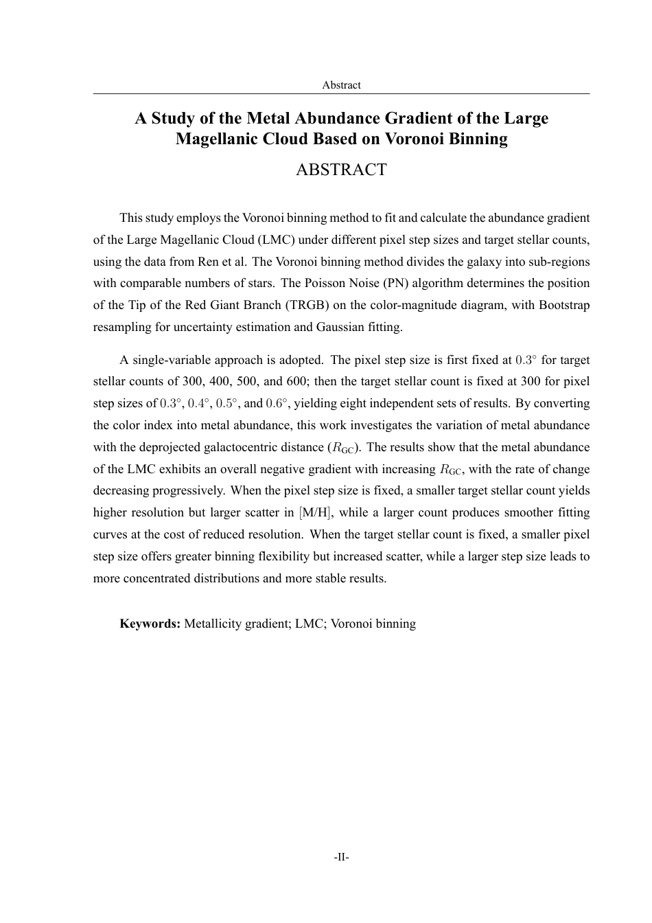 26年WH天文学 基于Voronoi分区对大麦哲伦云金属丰度梯度的研究0.35-AI20.23-约24291字符.pdf_第2页