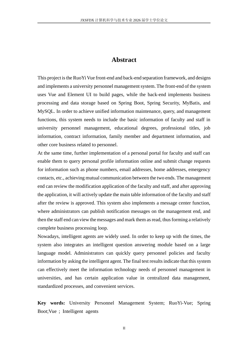 26年WH计算机科学与技术 XX高校人事管理系统的设计与实现16.01-AI23.67-约14571字符.docx_第2页