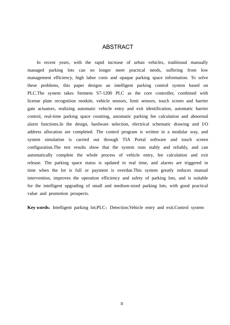 26年WH电气自动化 基于PLC的智能停车控制系统设计(2)(17286字).docx_第2页