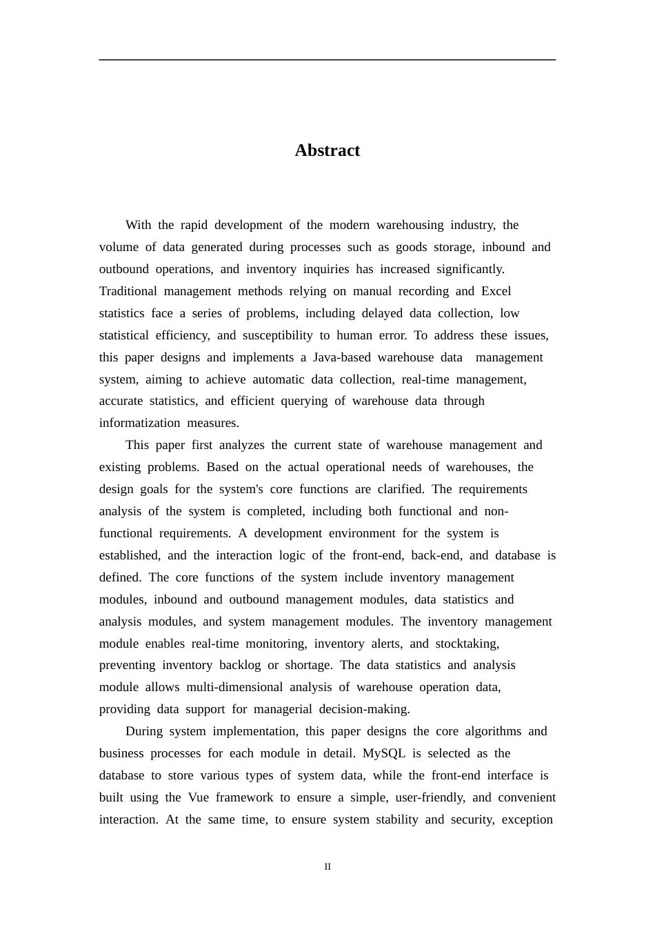 26年WH计算机科学与技术 基于java的仓库数据管理系统的设计与实现18.93-AI24.39-约18364字符.docx_第2页