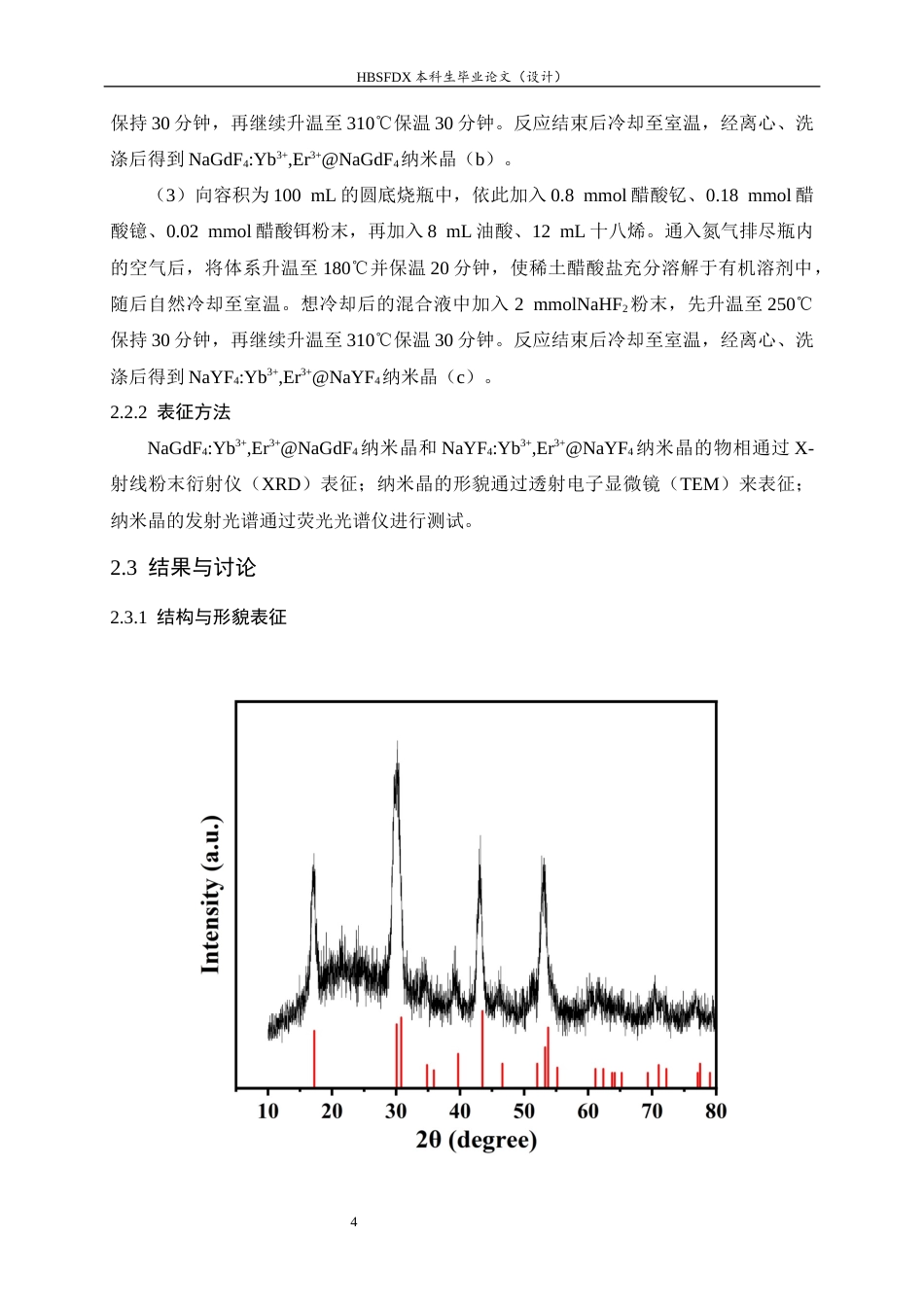 26年WH药学 稀土掺杂上转换纳米晶的可控制备及其光学性能研究26.62-AI32.59-约8956字符.docx_第8页