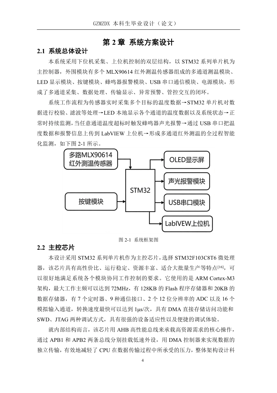 26年WH电子信息科学与技术 基于单片机与Labview的多通道红外测温系统设计6.98-AI5.07-约23211字符.pdf_第8页