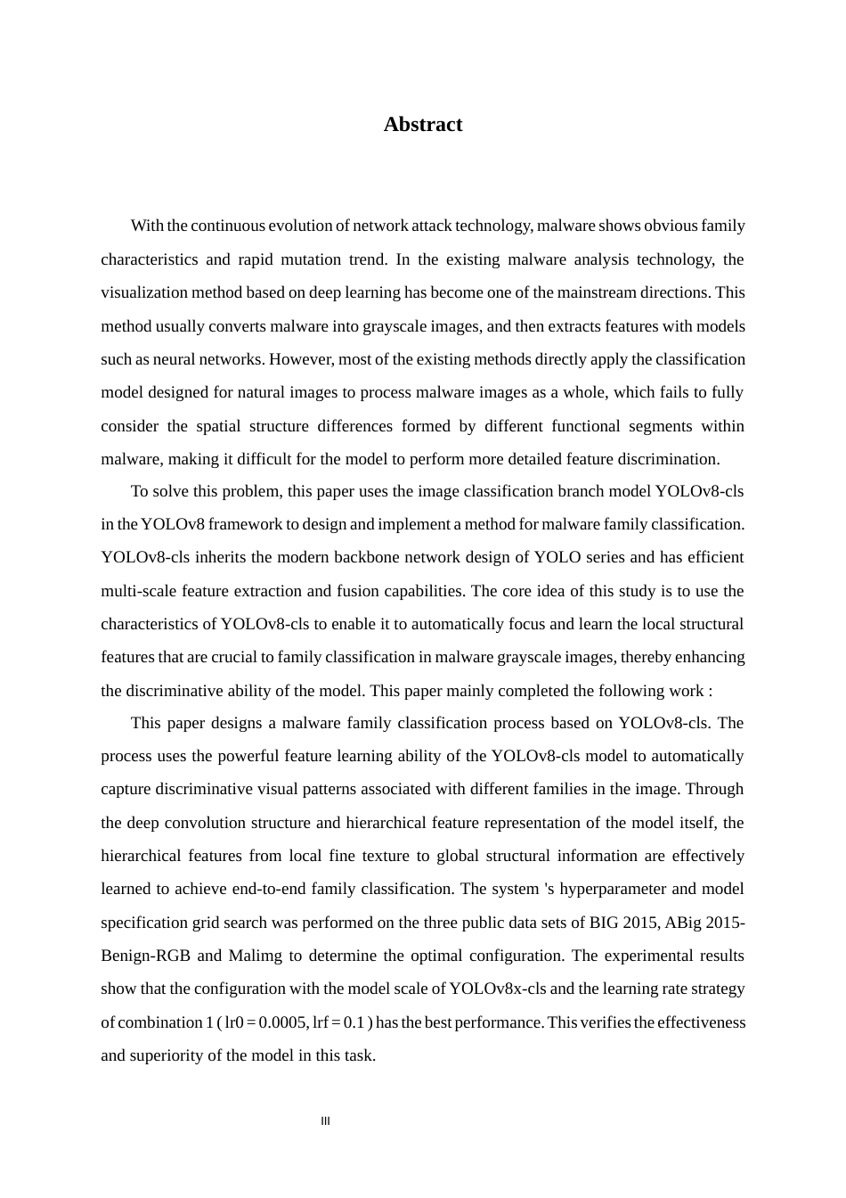26年WH计算机科学与技术 基于YOLOv8的恶意软件家族分类方法的设计与实现6.92-AI9.52-约27924字符.docx_第3页