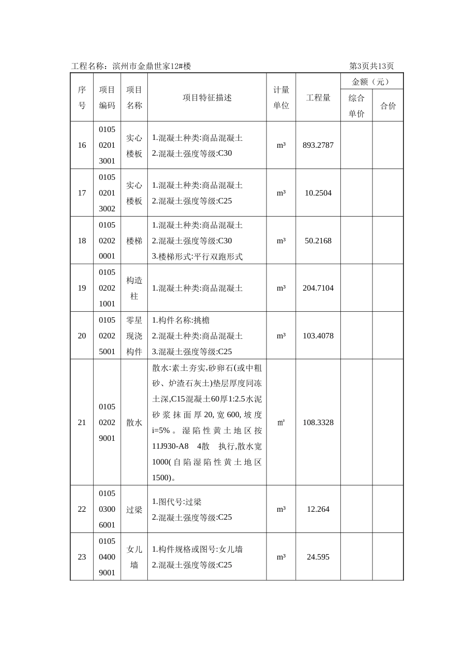 26年WH工程造价本科 滨州市金鼎世家12楼施工招标文件编制22.59-AI4.47 -约71261字符.doc_第10页
