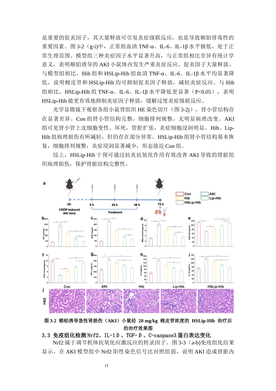 26年WH药学 丝氨酸修饰脂质体负载棉皮苷治疗急性肾损伤的体内抗炎抗氧化作用研究15.36-AI10.47-约11728字符.docx_第9页