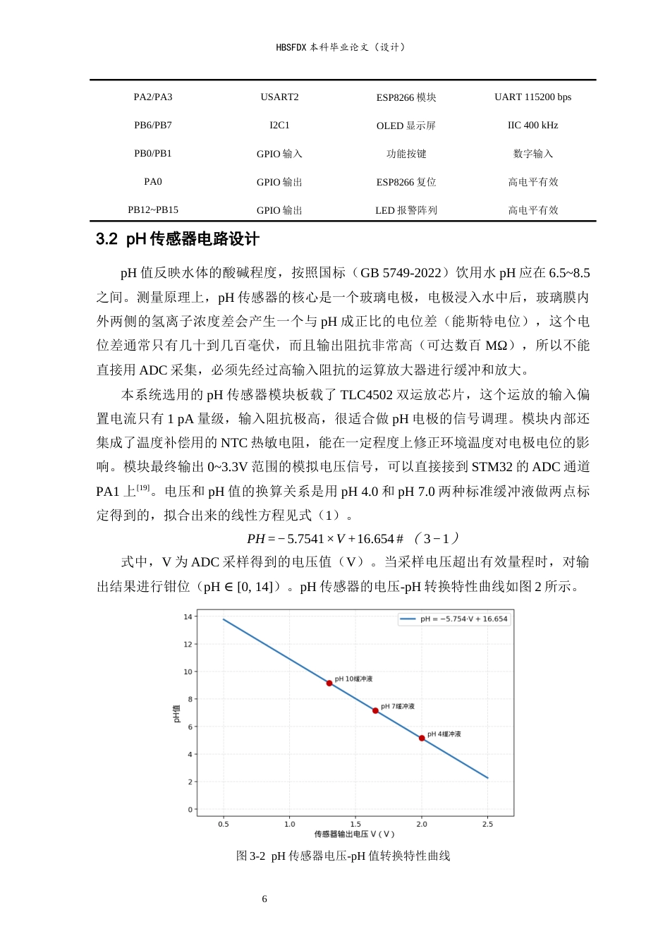 26年WH电气工程及其自动化 STM32水质检测数据采集与智慧监管终端设计5.2-AI6.41-约15663字符.docx_第10页