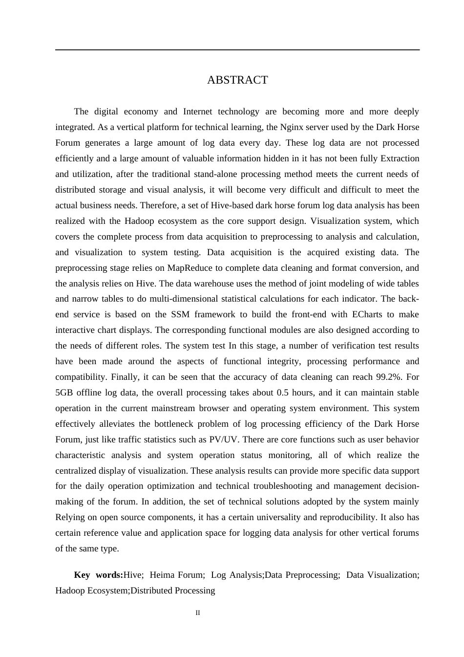 26年WH数据科学与大数据技术 基于Hive的黑马论坛日志数据分析与可视化4.56-AI18.27(29121字).docx_第2页