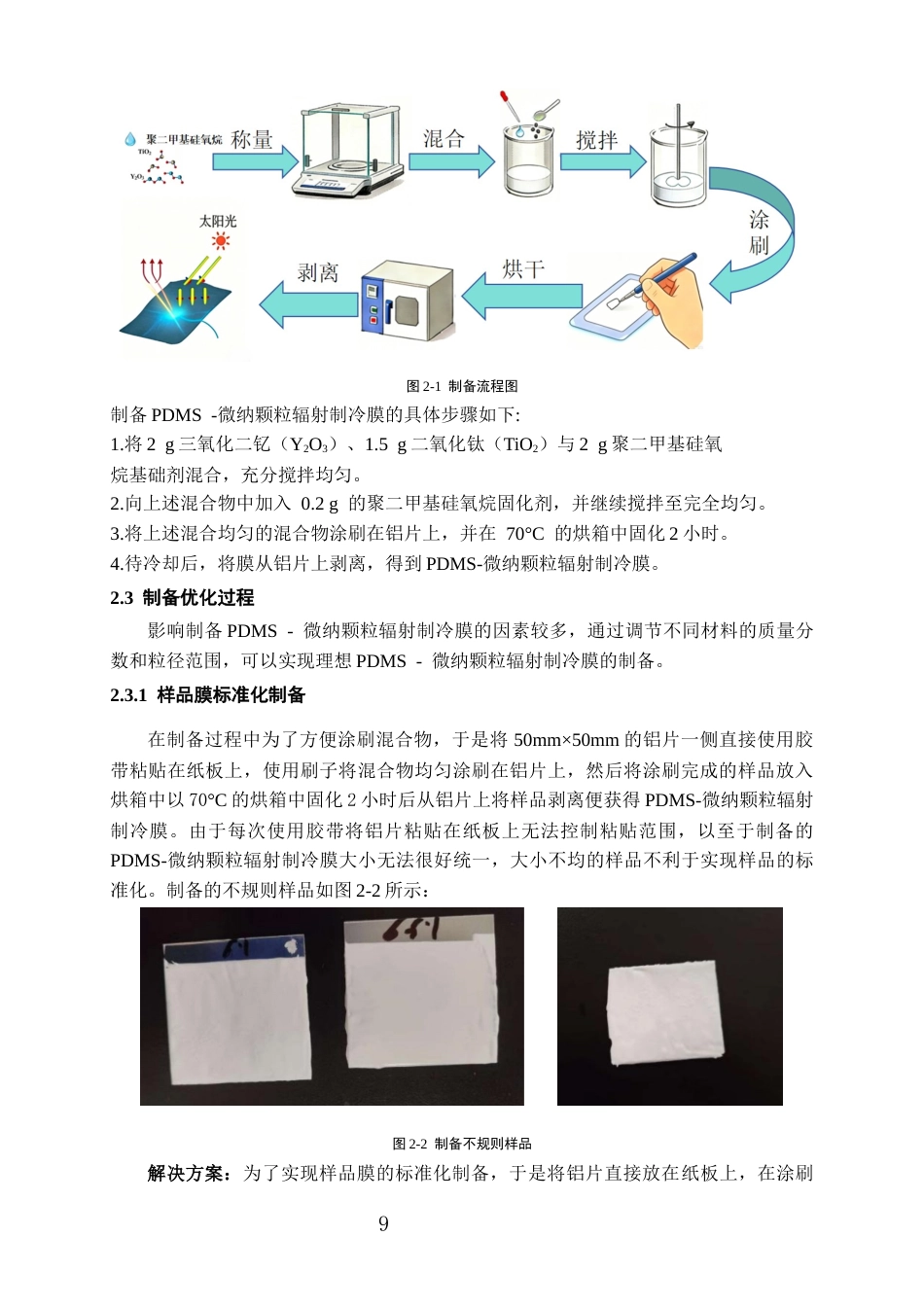26年WH过程装备与控制工程 聚二甲基硅氧烷聚合物光谱辐射特性调控及辐射制冷性能优化研究2.75-AI3.32-约13778字符.docx_第7页