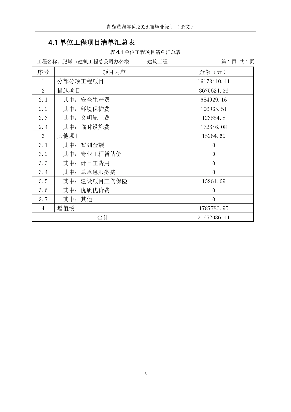 26年WH工程造价本科 肥城市建筑工程总公司办公楼施工招标文件编制21.73-AI0.6_1  最高投标限价-约53733字符.doc_第6页