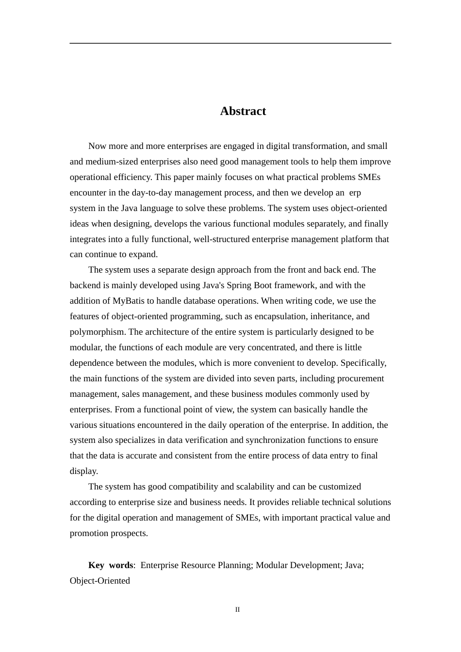 26年WH计算机科学与技术 基于Java的简易ERP进销存系统（模拟）​7.07-AI15.57-约36381字符.docx_第2页