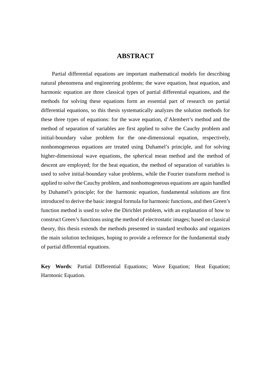 26年WH数学与应用数学 几类偏微分方程的求解方法综述15.58-AI5.42-约14665字符.docx_第2页