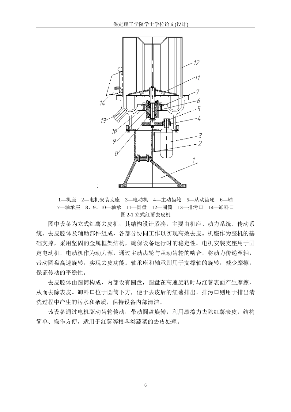 26年WH机械自动化 论文-立式红薯去皮机的结构设计(6)(1)-约16485字符.doc_第10页
