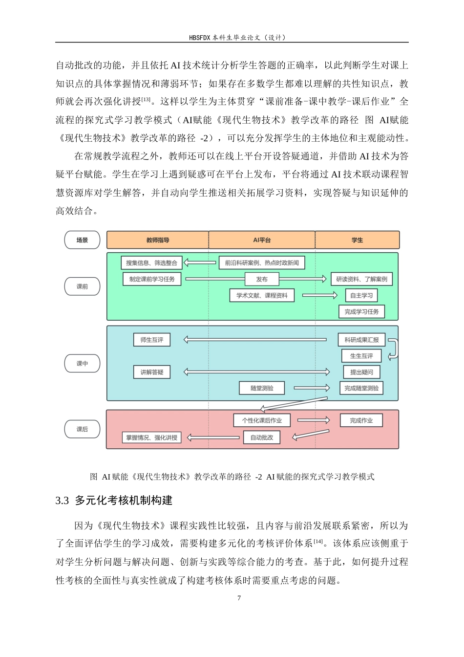 26年WH生物科学 AI赋能的《现代生物技术》课程教学改革与实践探究11.05-AI25.47-约13227字符.docx_第10页