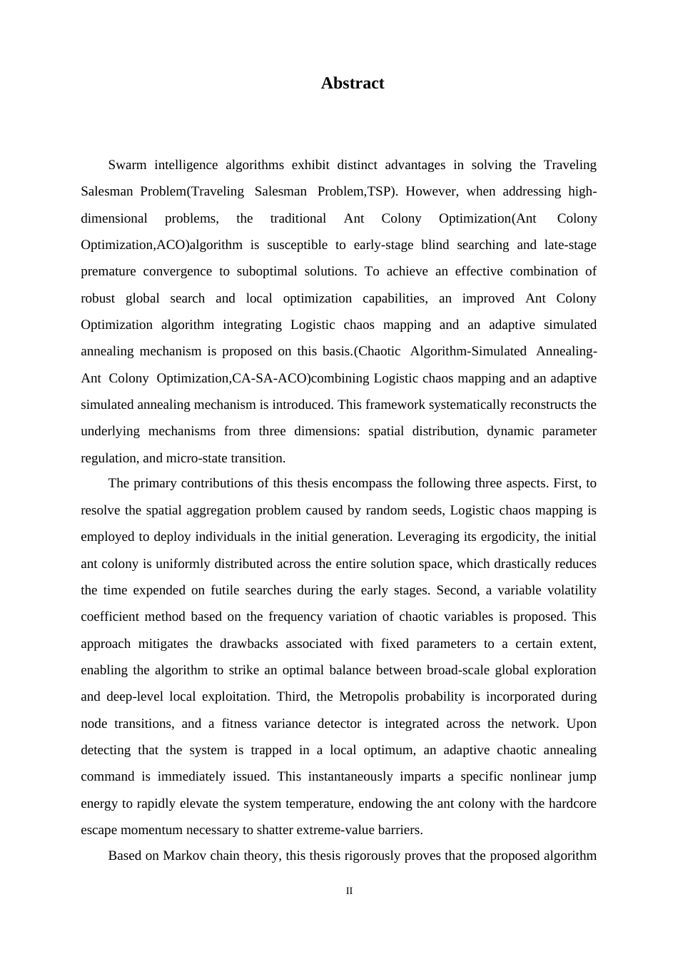 26年WH计算机科学与技术 融合混沌模拟退火的蚁群优化算法研究7.14-AI4.75-约20245字符.docx_第2页