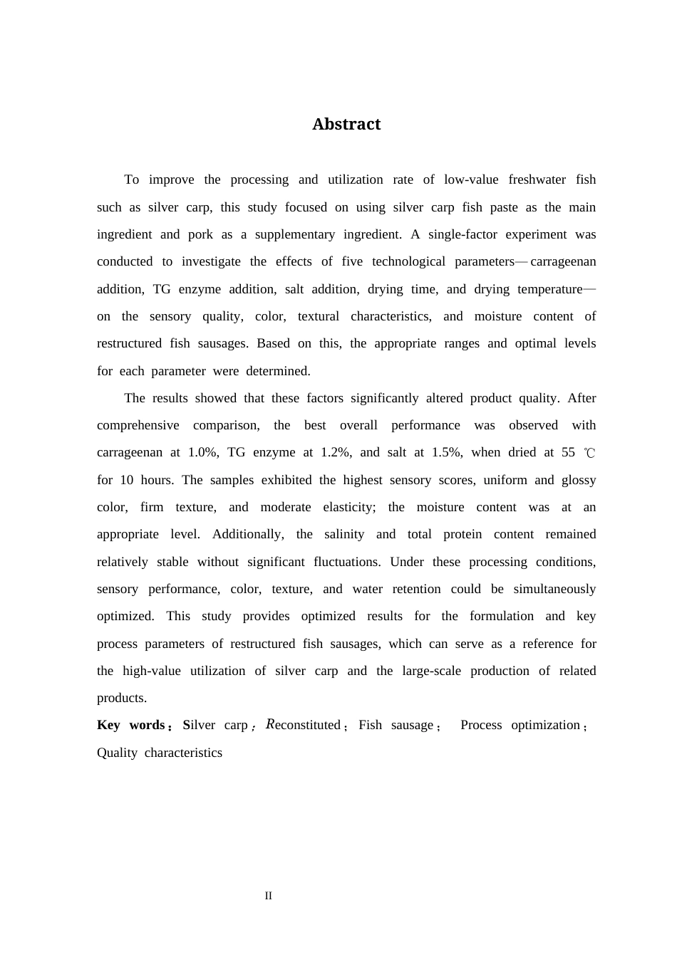 26年WH生物科学 重组鱼肉肠工艺优化及品质分析研究11.98-AI14.9-约15638字符.docx_第2页