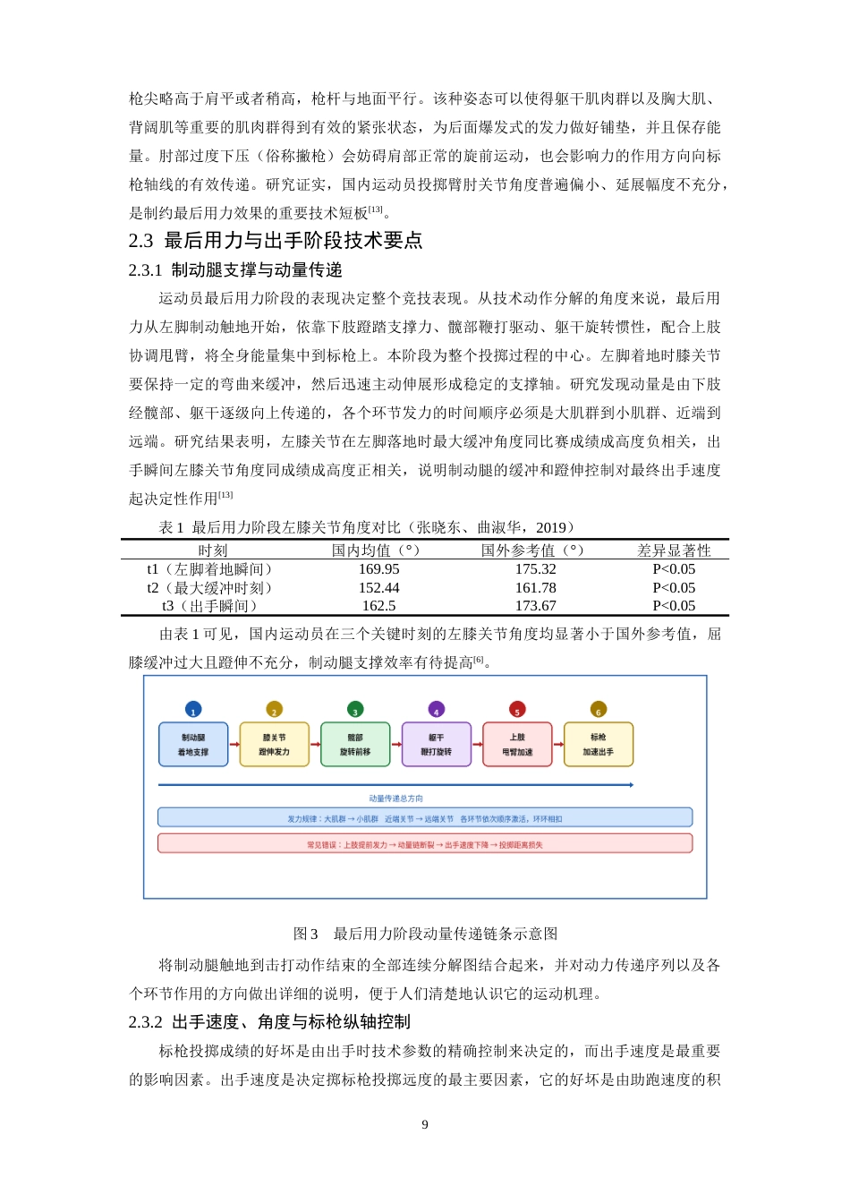 26年WH运动训练 男子标枪投掷技术动作要点分析及常见错误纠正研究6.14-AI8.93-约13024字符.docx_第9页