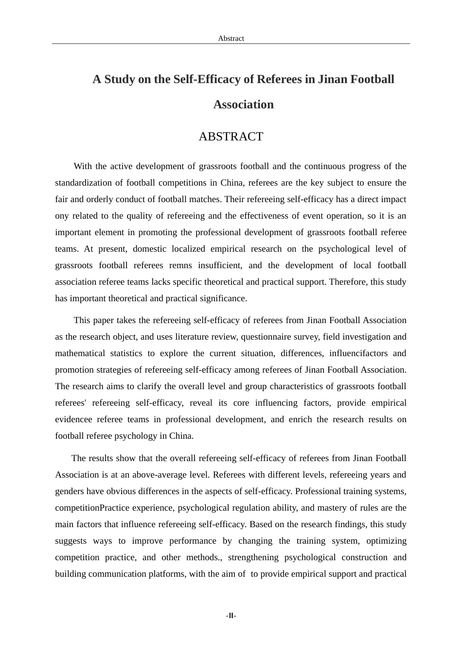 26年WH体育教育 济南市足球运动协会裁判员执裁自我效能研究7.85-AI5.15-约20198字符.doc_第2页