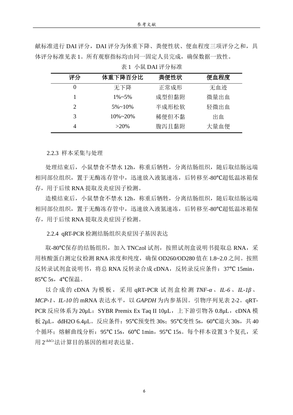 26年WH生物科学本科 小麦多酚对DSS诱导的结肠炎小鼠炎症水平的调控作用研究29.77-AI25.33-约13738字符(10277字).docx_第9页