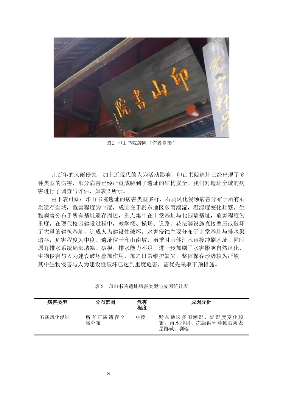 26年WH文物与博物馆学 印山书院遗址调查与保护利用探析3.79-AI2.37-约12445字符(13123字).docx_第9页
