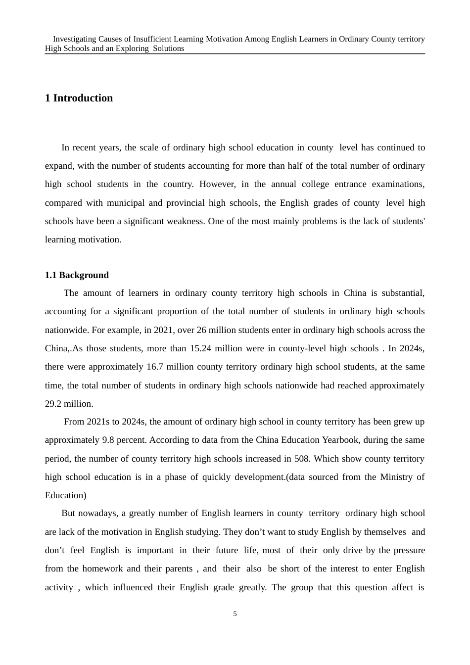 26年WH英语 县城普通高中英语学习者学习动机缺乏原因分析以及解决方案探究0.6- A I24.12-约45232字符.doc_第7页