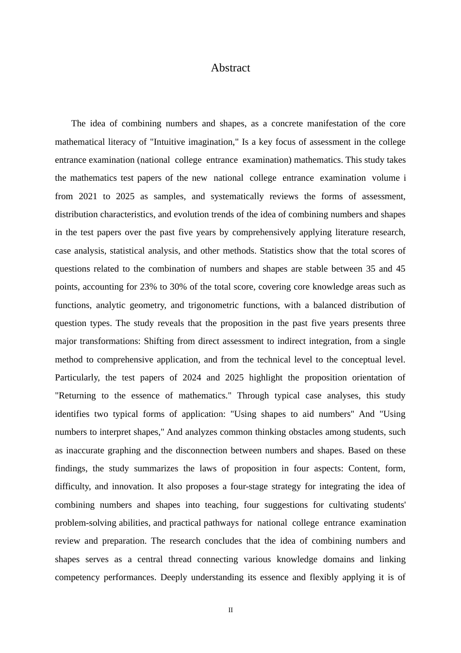 26年WH数学与应用数学 近五年高考数学中数形结合思想的应用——以新高考Ⅰ卷为例9.59-AI26.96-约11294字符.docx_第2页