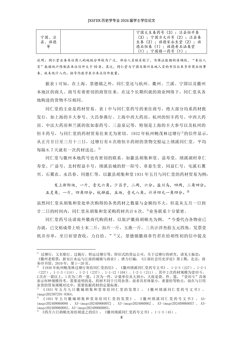 26年WH历史学 全面抗战时期温州与徽州的洋货贸易——以《同仁堂药号文书》为中心2.11-AI0.45_1-约13655字符.docx_第9页