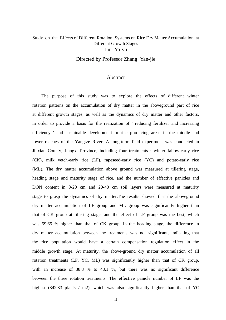 26年WH生物科学 不同轮作方式对水稻不同时期干物质量的影响6.83-AI20.61-约18237字符.doc_第2页