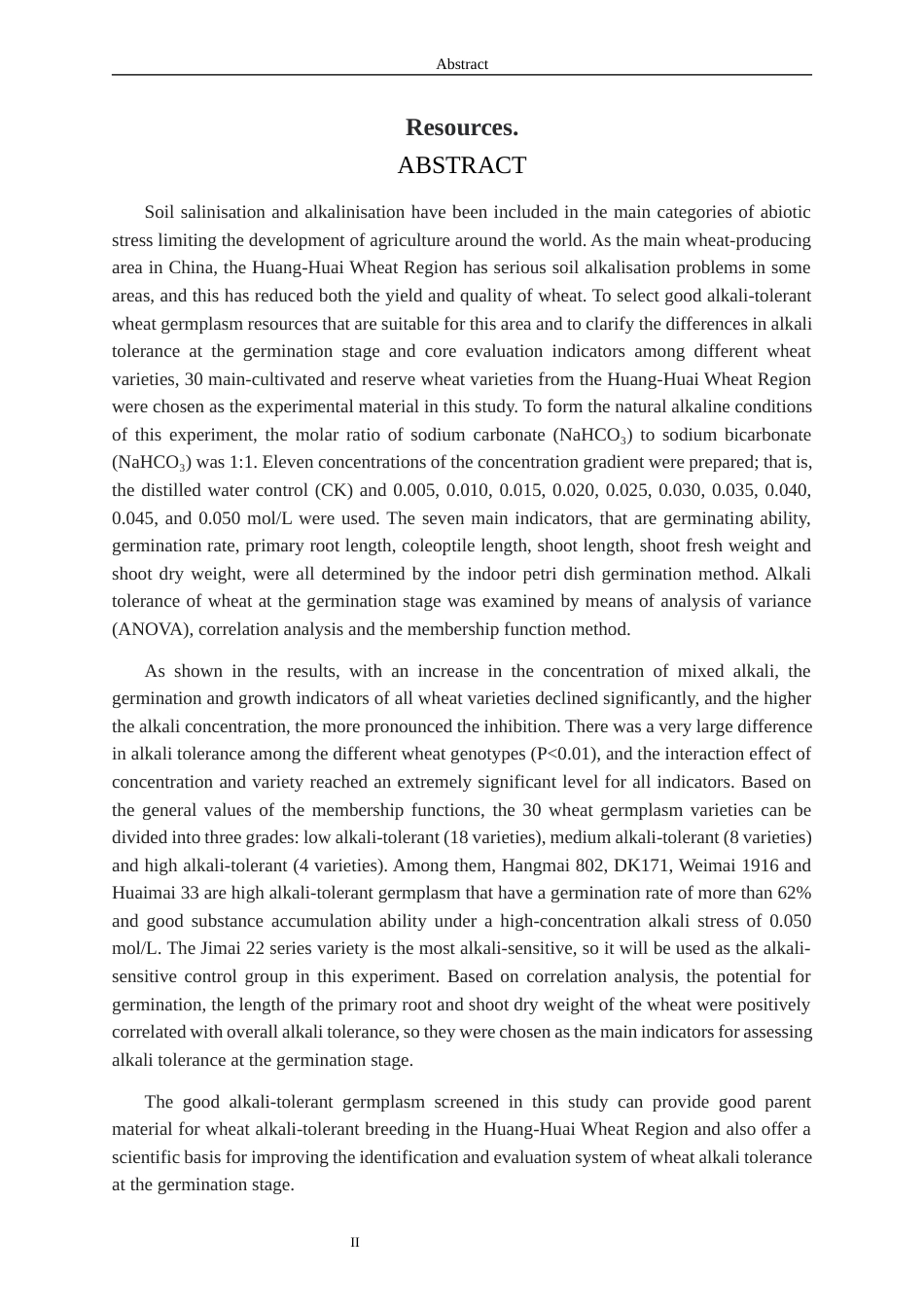 26年WH生物科学本科 不同小麦种质资源芽期耐碱性初步鉴定与评价14.07-AI14.83-约12960字符(12039字).docx_第2页