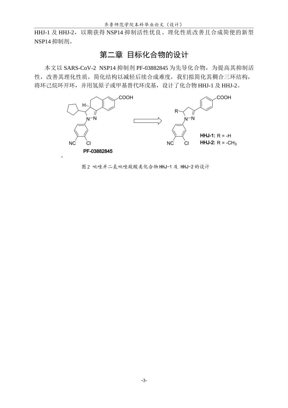 26年WH制药工程 新型SARS-CoV‑2 NSP14抑制剂的设计及合成25.69-AI0.0-约8653字符(6112字).docx_第6页