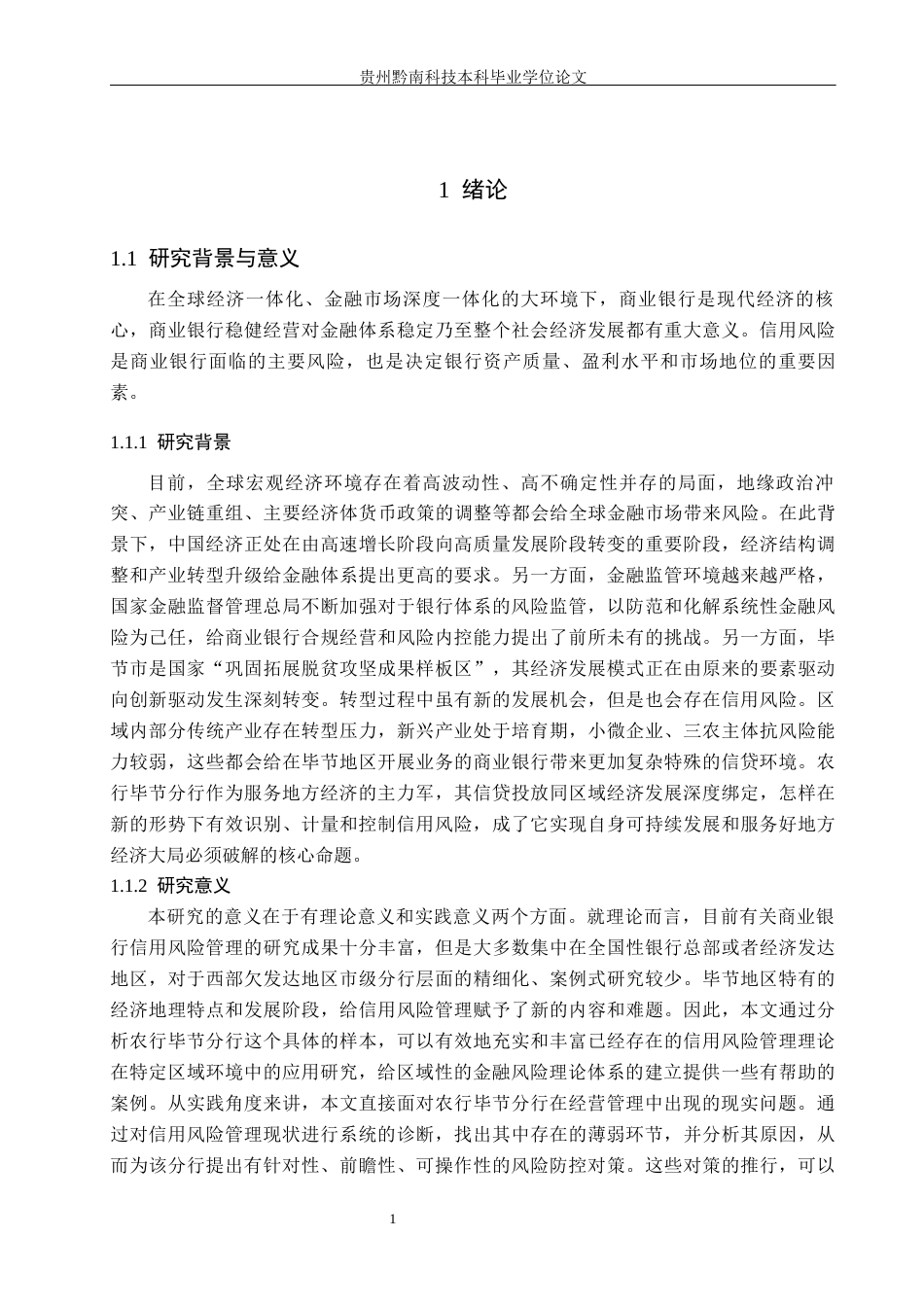 26年WH金融学 农行毕节分行信用风险管理对策研究12.51-AI0.0-约25144字符.docx_第5页