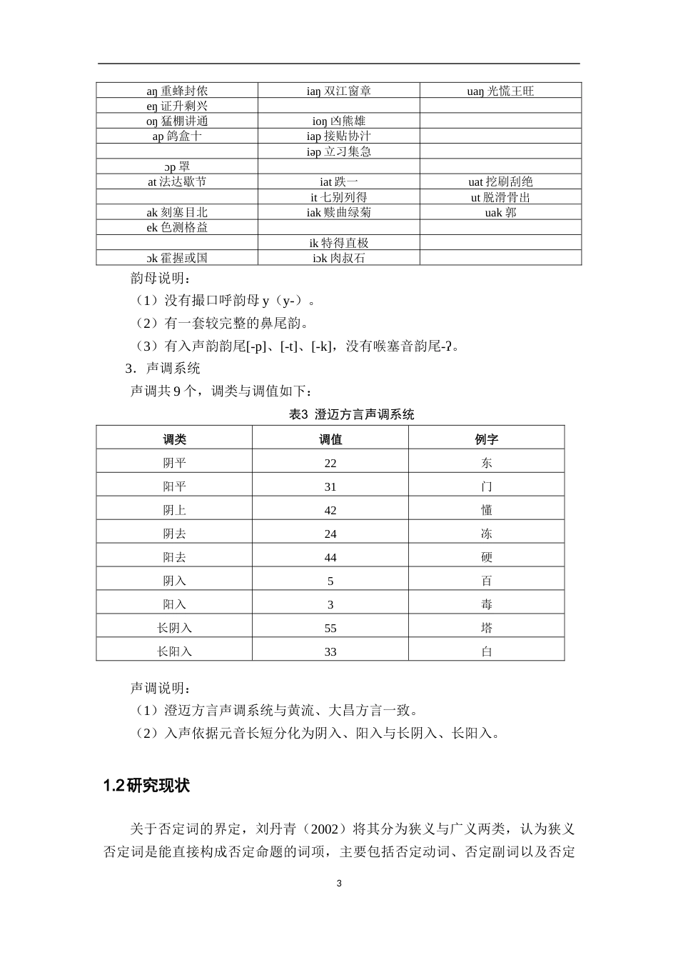 26年WH汉语言文学 海南澄迈方言否定词“无”的多功能研究4.83-AI18.92-约17707字符.docx_第7页