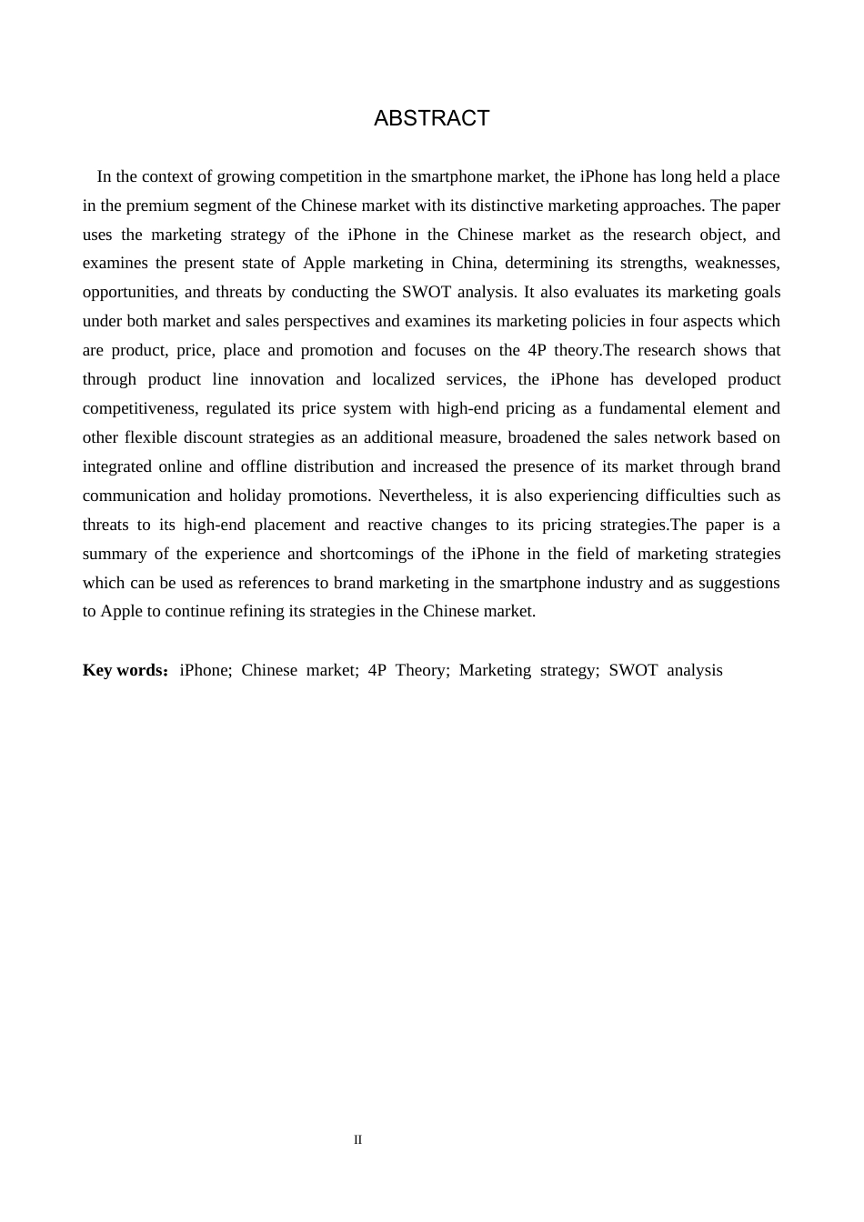 26年WH商务英语-苹果手机在中国市场的营销策略分析(11779字).docx_第3页