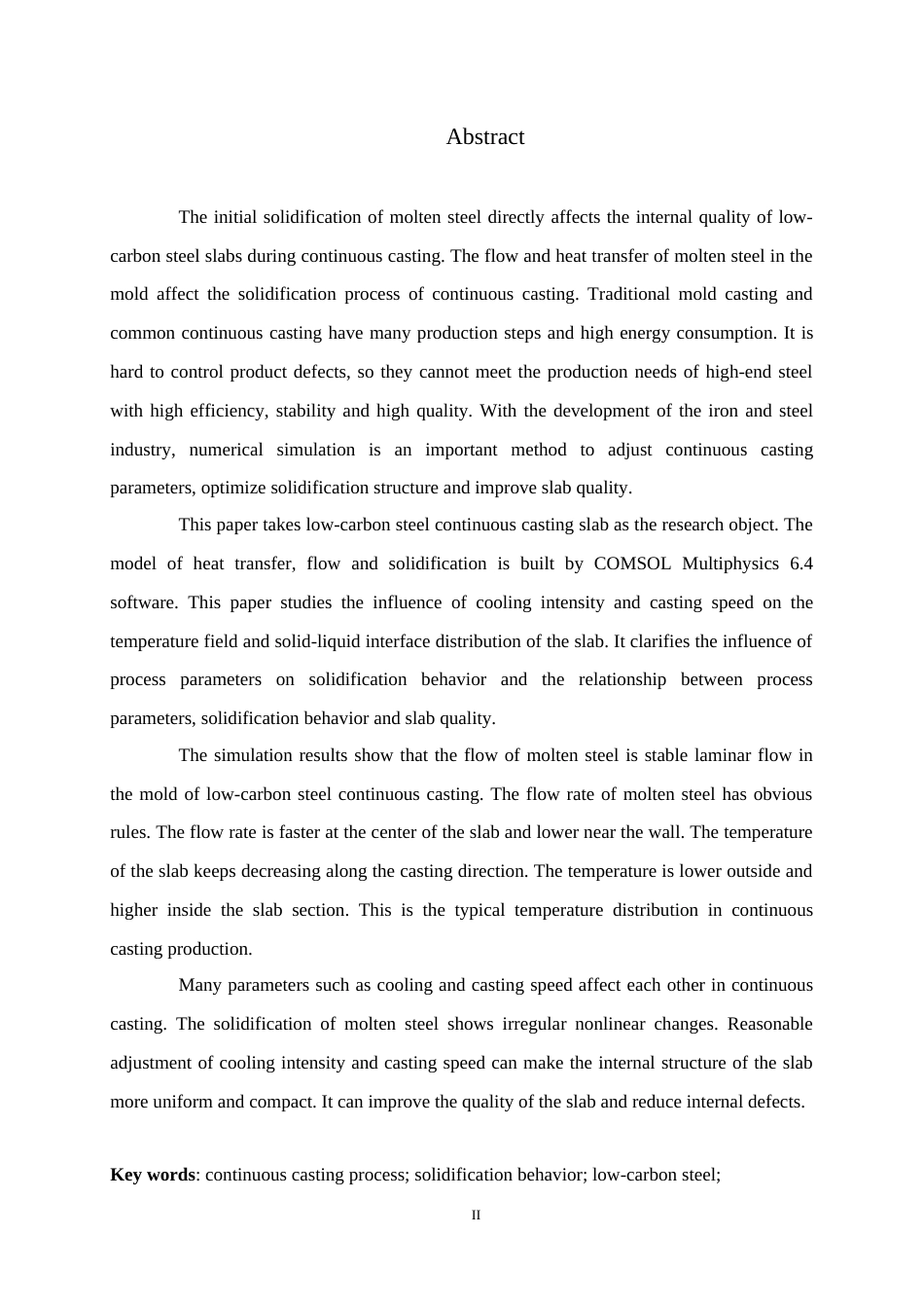 26年WH机械工程 连铸工艺参数对金属凝固行为的影响研究1.83-AI26.43-约15404字符.docx_第2页