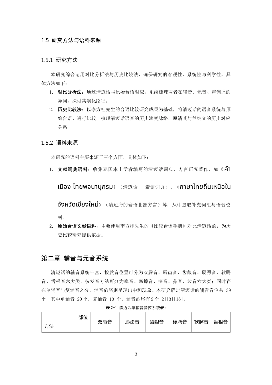 26年WH泰语 泰国清迈话语音系统研究3.58-AI28.16-约11047字符(11438字).docx_第8页