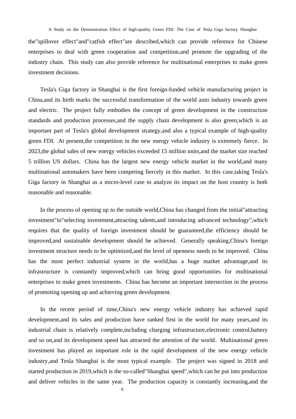 26年WH商务英语(跨国商务) 优质绿色F D示范效应研究一特斯拉Giga工厂上海0.49- A I15.04-约75360字符.docx_第6页
