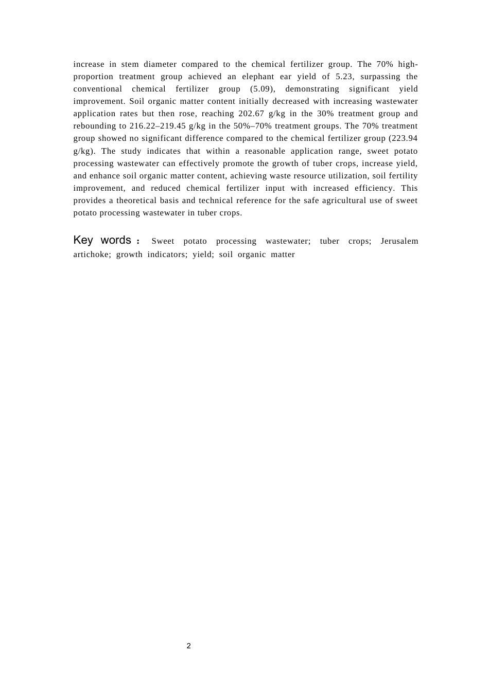 26年WH环境工程 红薯加工废水在几种薯类作物中的应用效果及对土壤有机质含量的影响5.72-AI16.61-约13275字符(5858字).docx_第3页