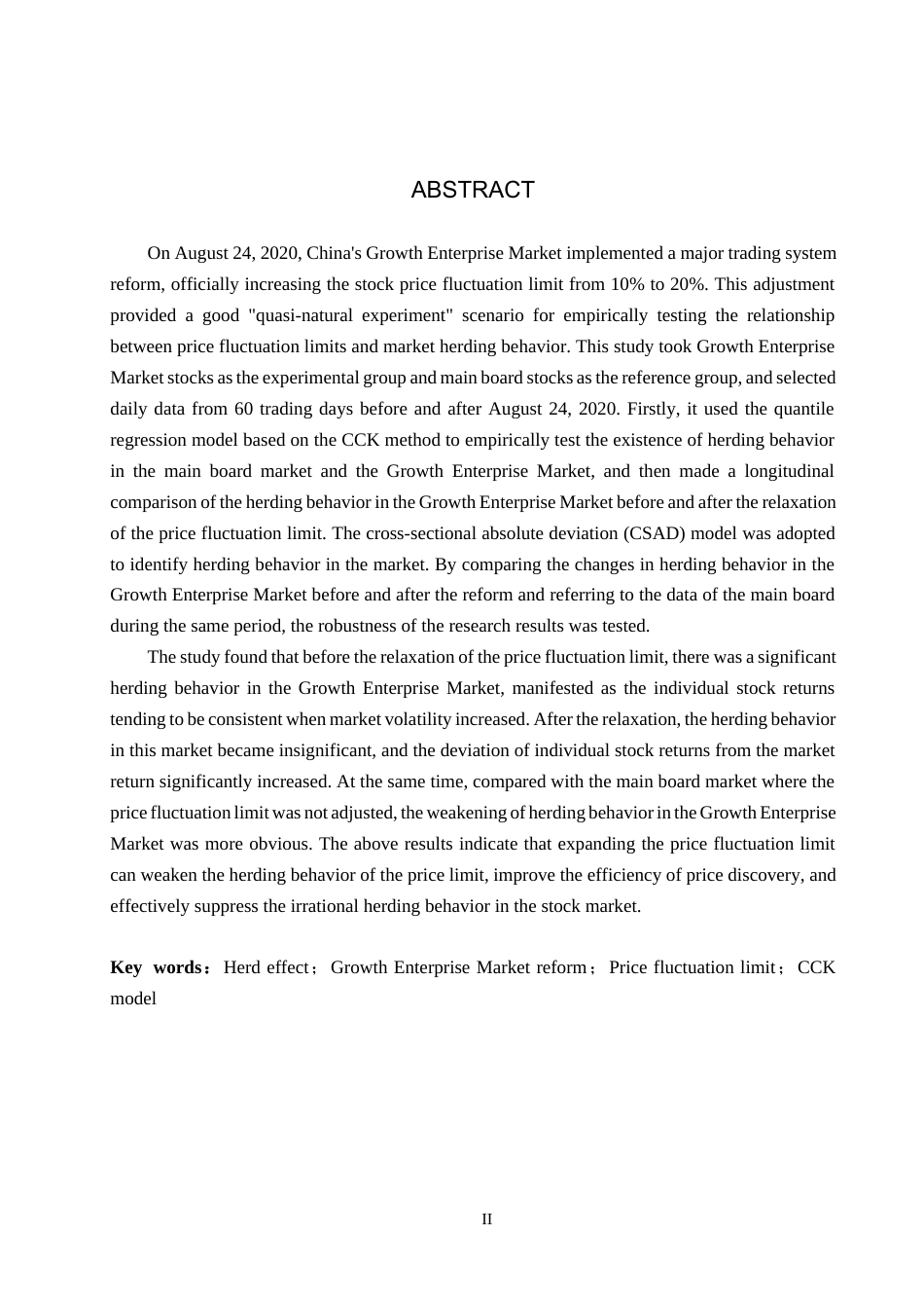 26年WH金融工程 涨跌幅限制对创业板市场羊群效应的影响研究6.3-AI6.79(18362字).docx_第2页