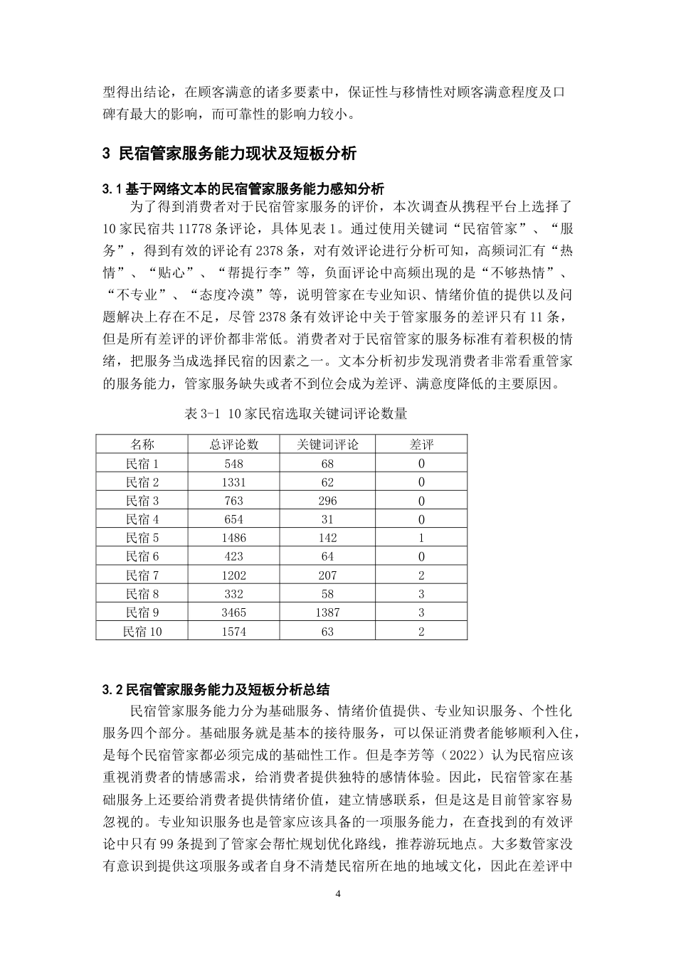 26年WH会展经济与管理 消费者满意度视角下的民宿管家服务能力短板与提升优化研究11.54-AI2.07-约11103字符.doc_第5页