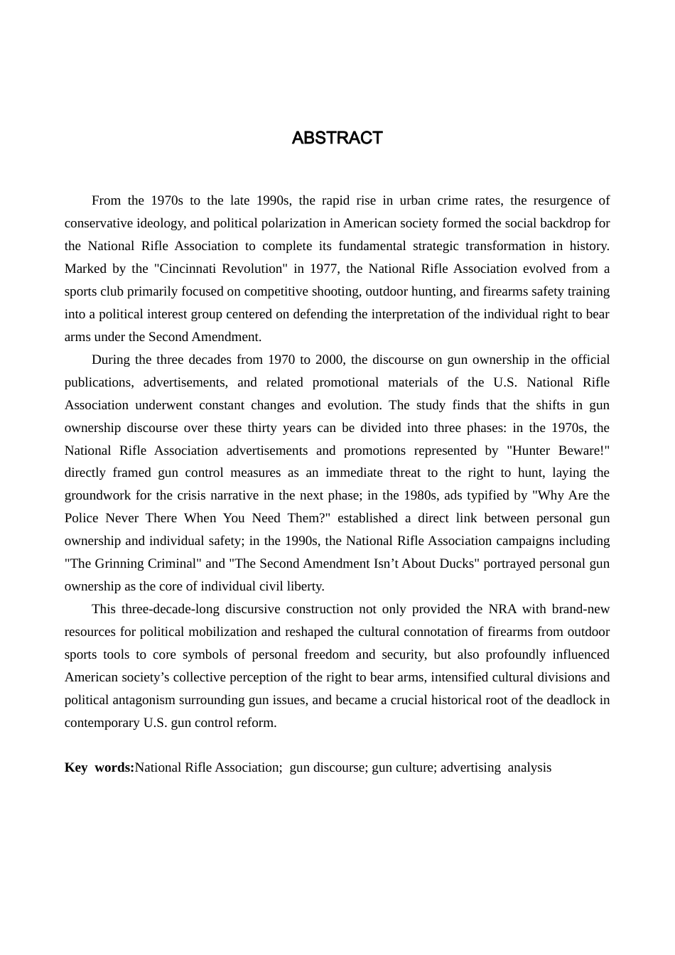 26年WH历史学 从运动到自卫：1970—2000年全美步枪协会会刊广告中的持枪权话语变迁5.03-AI25.03_1-约15094字符.docx_第4页