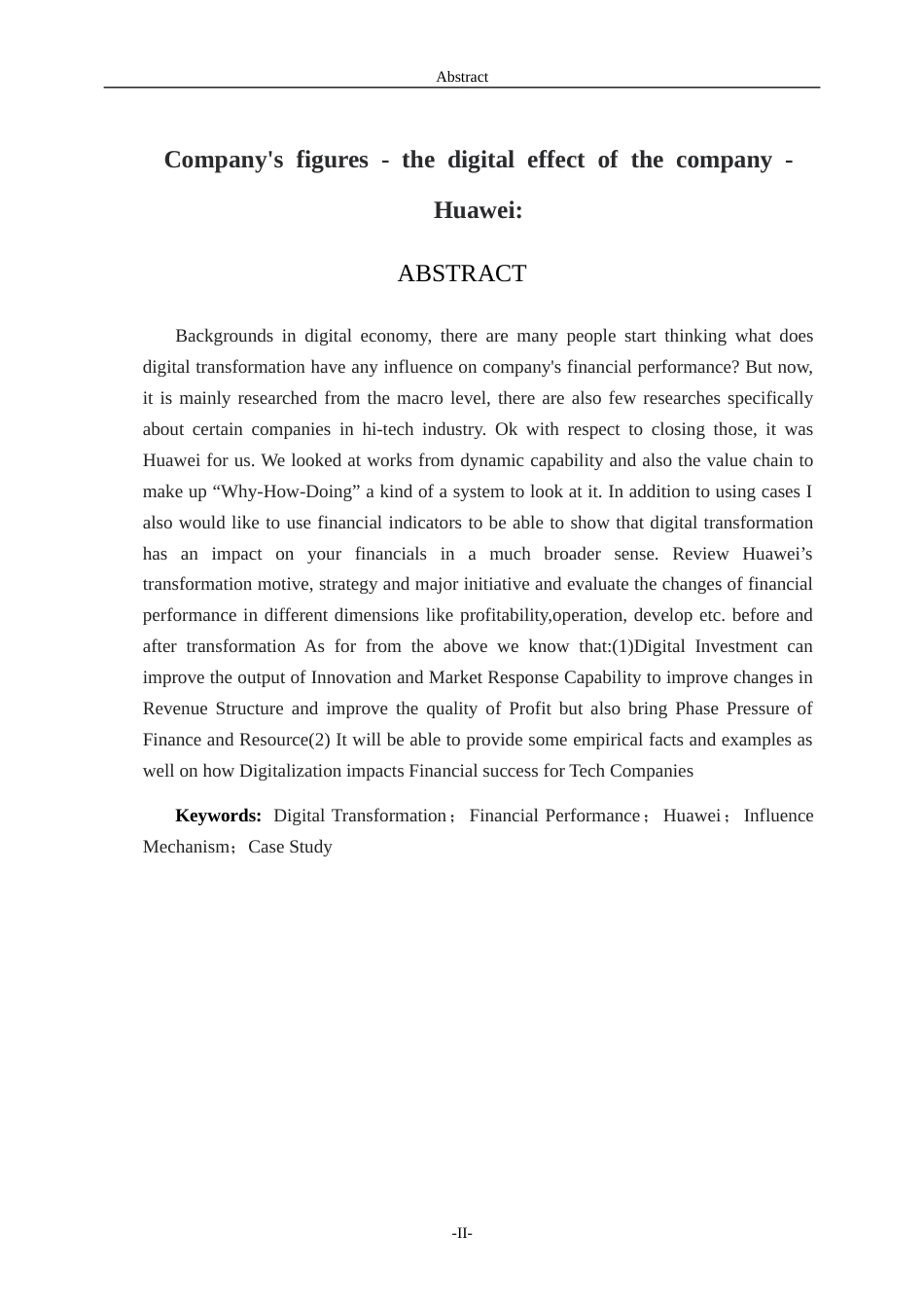 26年WH财务管理 数字化转型对企业财务绩效的影响研究——以华为公司为例6.97-AI0.0-约16624字符(16677字).docx_第2页